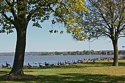 Lakeside Park on the south shore of Lake Winnebago