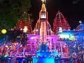 Lal mandir decorated during Vidhaan