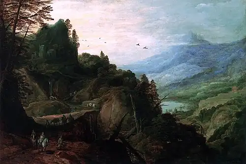 Landscape with a Mountain Pass, c. 1620, Liechtenstein Museum, Liechtenstein