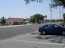 Main Street in Langtry