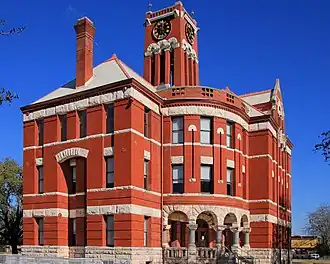 County courthouse in Giddings, built 1899