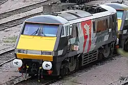 91117 at Leicester TMD in October 2019.