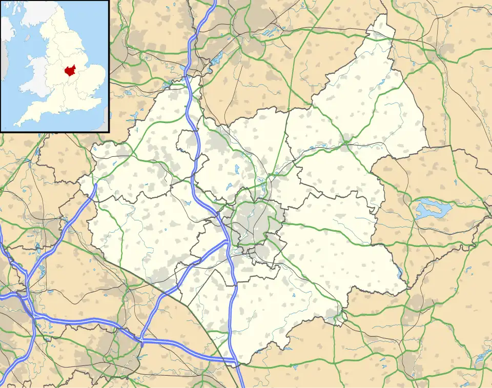 Nanpantan[1] is located in Leicestershire
