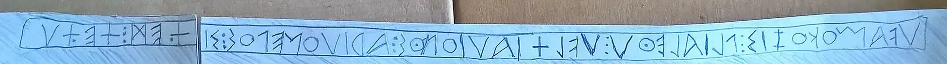 Prestino's registration[notes 21]