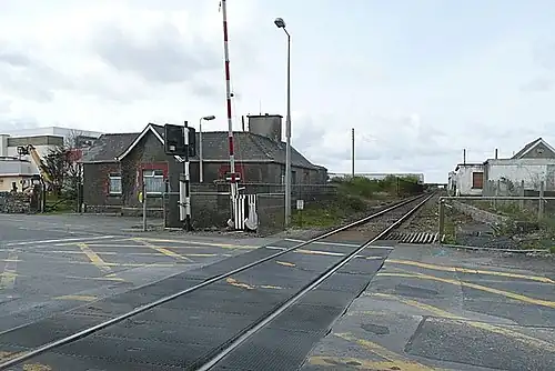 Level crossing at Oranmore