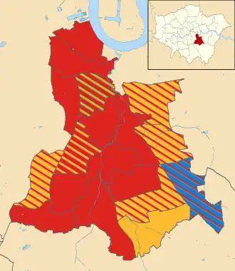 2010 results map