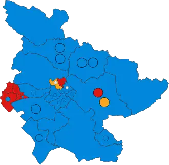2019 results map