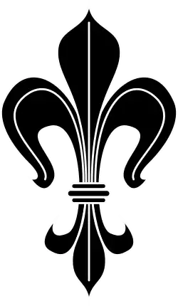 Stylized Lily used in heraldry