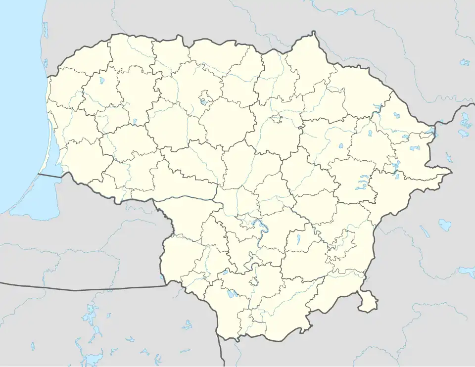 Simnas is located in Lithuania