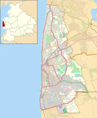 Blackpool Reform Jewish Congregation is located in Blackpool