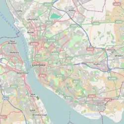 St Luke's Church is located in Greater Liverpool