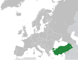 Turkish straits is located in Europe