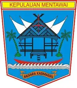 Coat of arms of Mentawai Islands Regency
