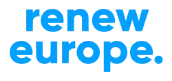 Logo of the Renew Europe group in the European Parliament