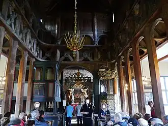 Interior of the church