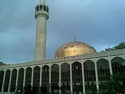The London Central Mosque located in London, and built in 1977