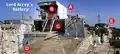 Exterior (A), Gun (B), Mounting (C), Underground complex (D), O'Hara's Battery (E)
