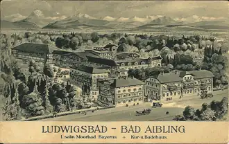 Total view of the Ludwigsbad installations, ca. 1918
