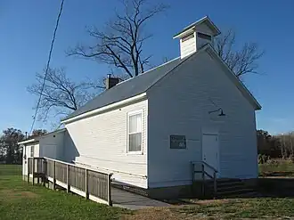 The Lynd School, a historic site in the township