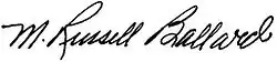 Signature of M. Russell Ballard