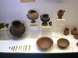 Image 14Artifacts at the Pío Pablo Díaz Museum in Cachi, Salta Province. One of several in Argentina devoted to the ethnology of Indigenous peoples. (from Indigenous peoples in Argentina)
