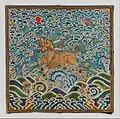 Embroidered qilin buzi (Qing dynasty, 19th century)
