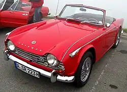 Michelotti-designed TR4A.