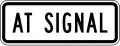 R10-31P At signal (plaque)
