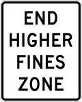 R2-11 End higher/double fines zone