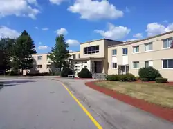 View of the Madonna Hall residences in 2016.