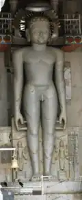 32 feet (9.8&nbsp;m) colossal at Shantinath Jinalaya, Shri Mahavirji