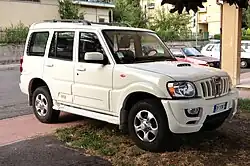 Mahindra Goa (export model of Scorpio; front)