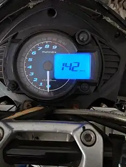 Mahindra mojo - Display Top speed recorder (UT 300)