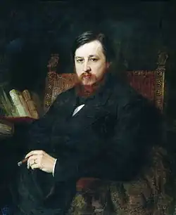 Portrait of the Composer M. P. Azanchevsky, by Konstantin Makovsky, 1877