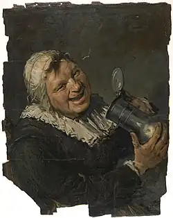 A painting by Han van Meegeren in imitation of Frans Hals' Malle Babbe