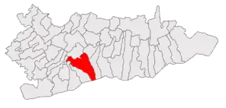 Location in Călărași County