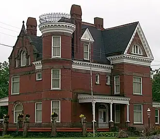 Belmont County Victorian Mansion Museum in Barnesville, built in 1893