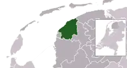 Location of Waadhoeke