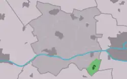 Location in Menameradiel municipality