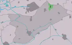 Location in Opsterland municipality