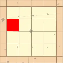 Location in Fillmore County