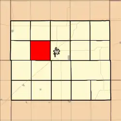 Location in Ellsworth County