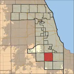 Location in Cook County