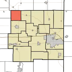 Location in Wayne County
