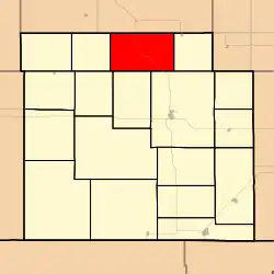Location in Barber County