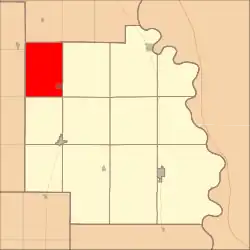 Location in Burt County