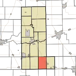 Location in Miami County