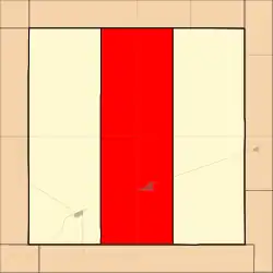 Location in Haskell County