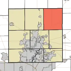 Location in Hamilton County
