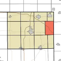 Location in Steuben County